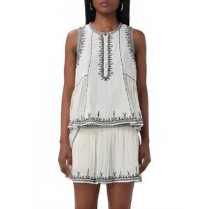 NEW MARANT ETOILE pagos top in ecru